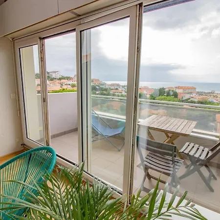 Vue 180 ° Sur L'ocean Plage A Pieds * Anglet